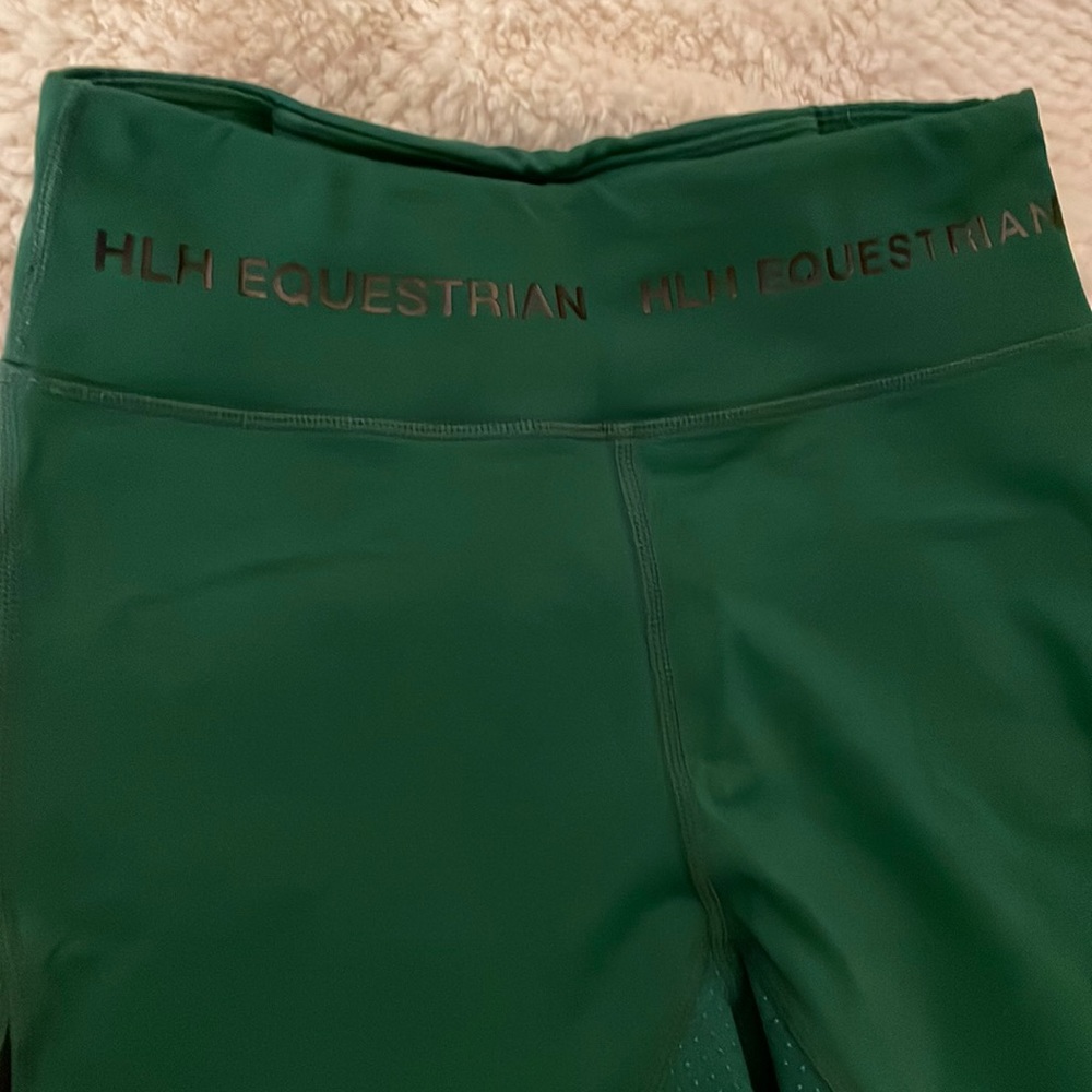 Active equestrian leggings in Forest Green